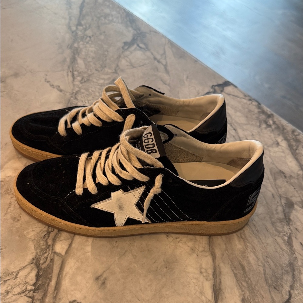 Kids Black and White Sneakers